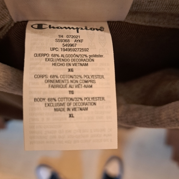 Champion Hooded Sweatshirt - Picture 5 of 7